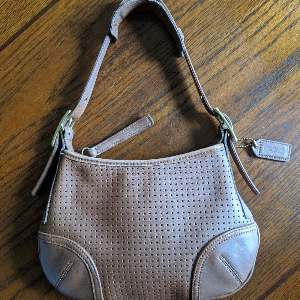 Coach Leather Shoulder Bag